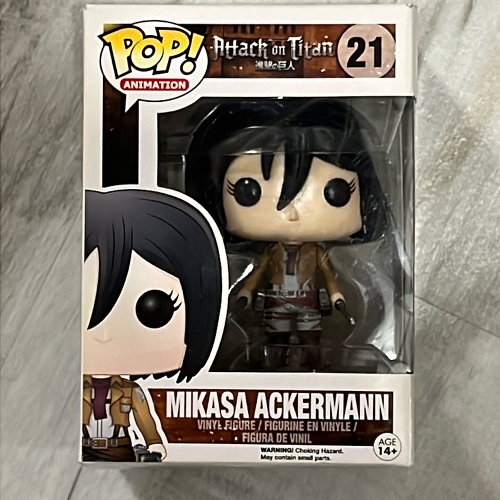 Funko POP Attack on Titan Mikasa Ackermann 21 Vinyl Figure